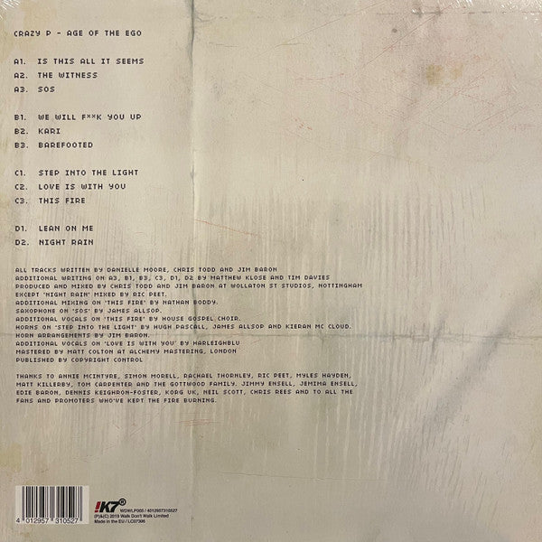 Crazy P* : Age Of The Ego (2xLP)