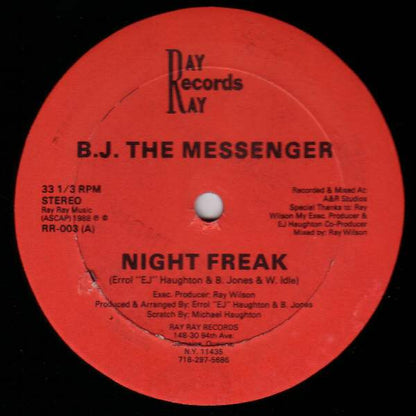 B.J. The Messenger : Night Freak (12")