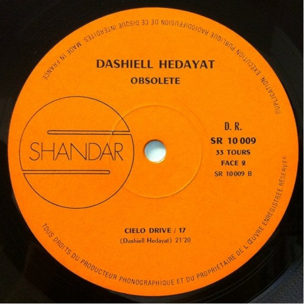 Dashiell Hedayat : Obsolete (LP, Album, Ora)