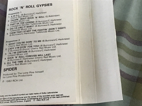 Spider (6) : Rock 'N' Roll Gypsies (Cass, Album)