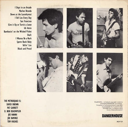 Black Randy And The Metrosquad* : Pass The Dust, I Think I'm Bowie. (LP, Album)