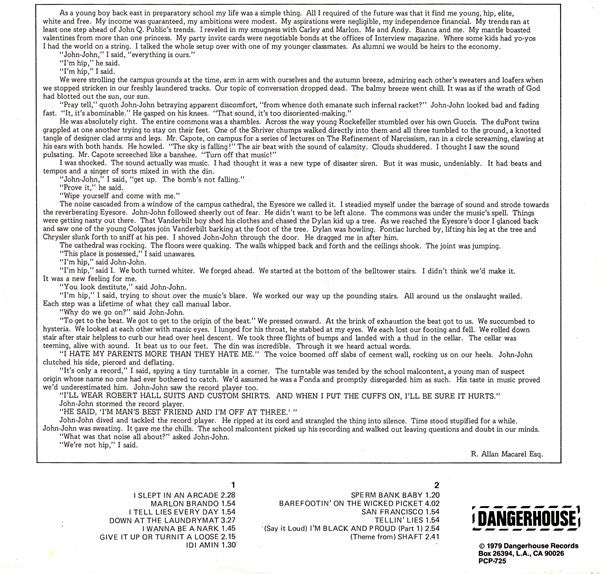 Black Randy And The Metrosquad* : Pass The Dust, I Think I'm Bowie. (LP, Album)