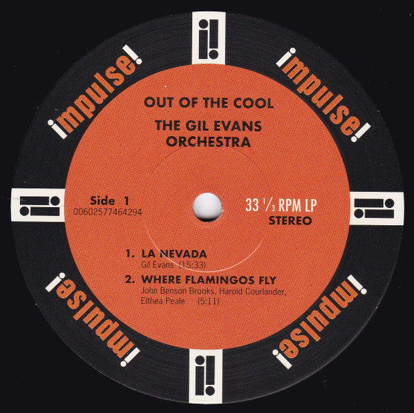 The Gil Evans Orchestra* : Out Of The Cool (LP, Album, RE)