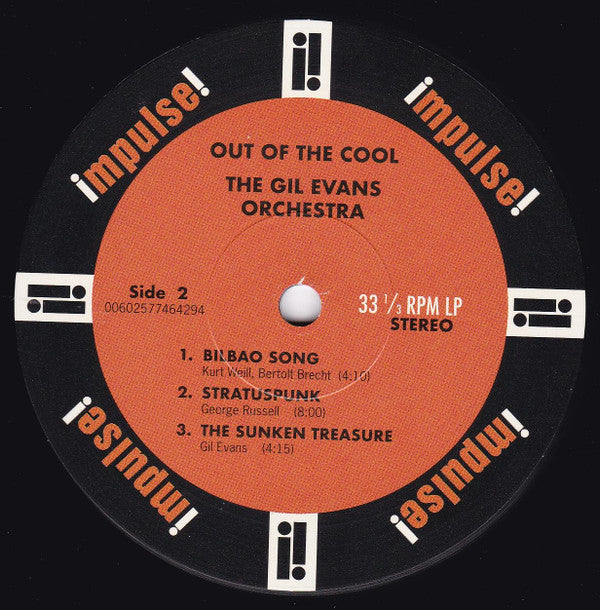 The Gil Evans Orchestra* : Out Of The Cool (LP, Album, RE)