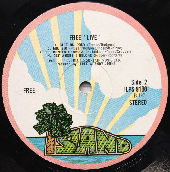 Free : Free Live (LP, Album, Env)