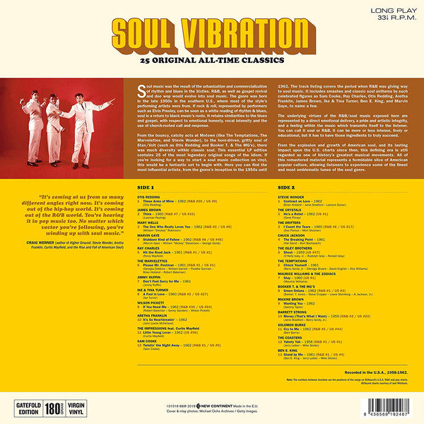 Various : Soul Vibration - 25 Original All-Time Classics (LP, Comp, Gat)