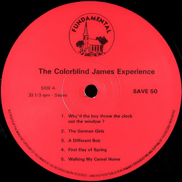 The Colorblind James Experience : The Colorblind James Experience (LP, Album)