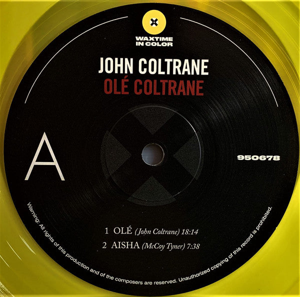 John Coltrane : Olé (The Complete Session) (LP, Album, Ltd, RE, RP, Yel)