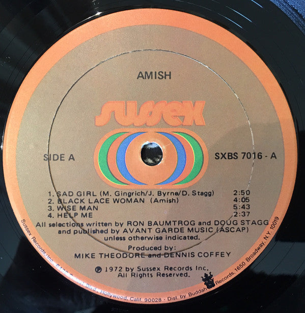 Amish : Amish (LP, Album)