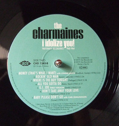 The Charmaines : I Idolize You! Fraternity Recordings 1960-1964 (LP, Album)