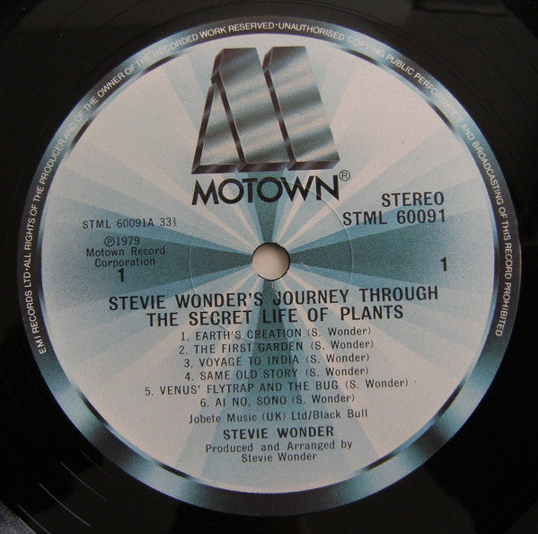 Stevie Wonder : Journey Through The Secret Life Of Plants (2xLP, Album, Emb)