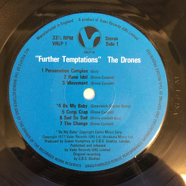 The Drones : Further Temptations (LP, Album)