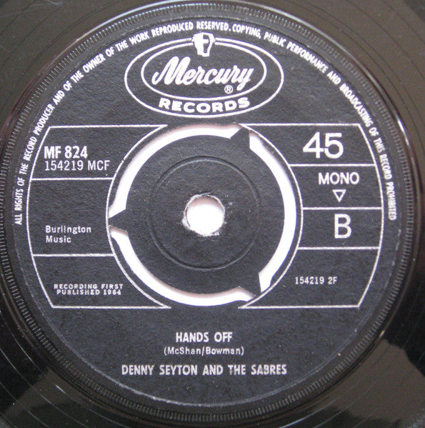 Denny Seyton And The Sabres* : The Way You Look Tonight (7", Single, 3 p)