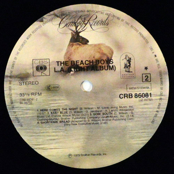 The Beach Boys : L.A. (Light Album) (LP, Album)