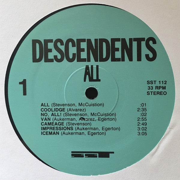 Descendents : All (LP, Album, RP)