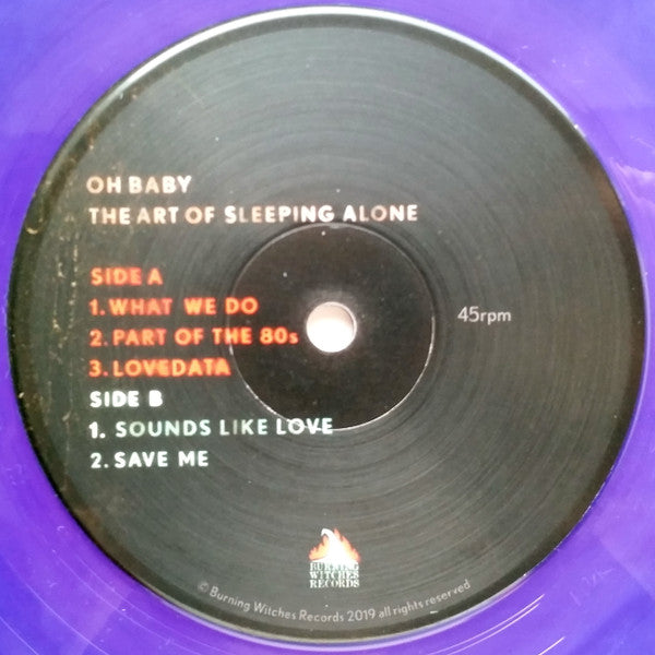 Oh Baby : The Art of Sleeping Alone (12", EP, Ltd, Pur)