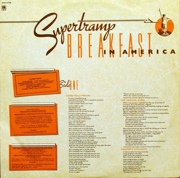 Supertramp : Breakfast In America (LP, Album)