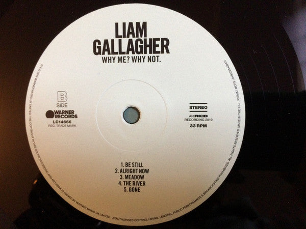 Liam Gallagher : Why Me? Why Not. (LP, Album, 140)