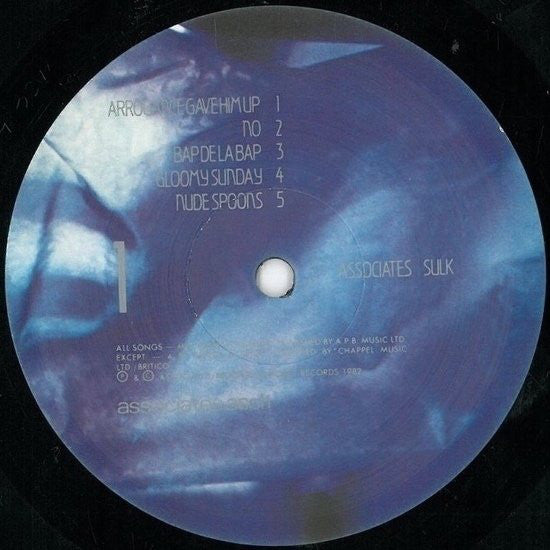 Associates* : Sulk (LP, Album)