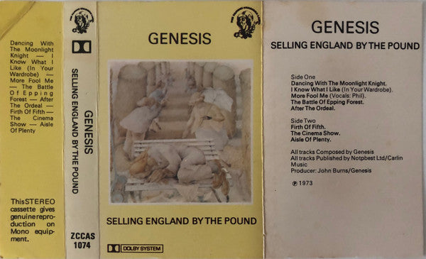 Genesis : Selling England By The Pound (Cass, Album)