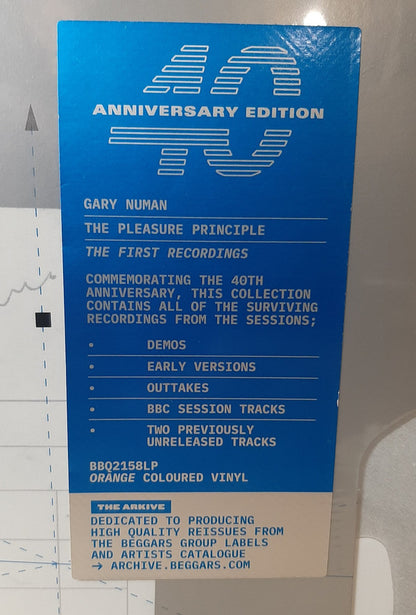 Gary Numan : The Pleasure Principle (The First Recordings) (2xLP, Comp, Ora)