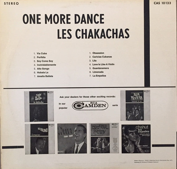 Les Chakachas* : One More Dance (LP, Album, RE)