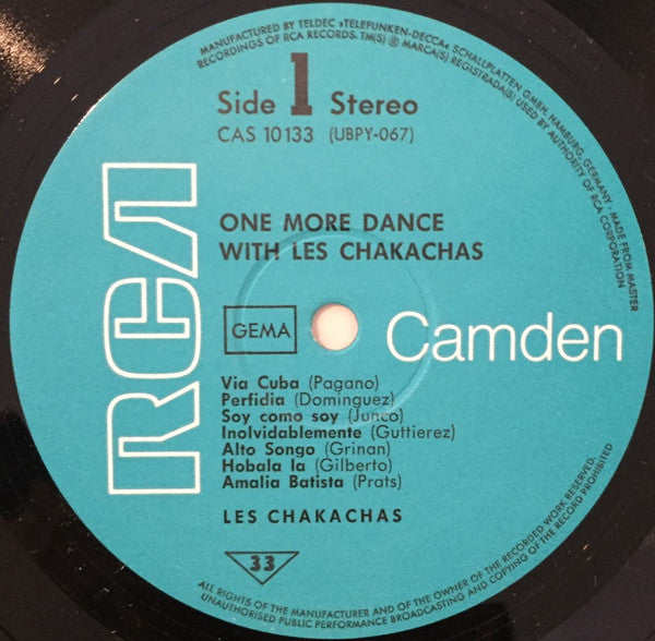 Les Chakachas* : One More Dance (LP, Album, RE)