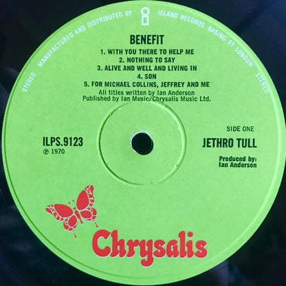 Jethro Tull : Benefit (LP, Album, Gre)