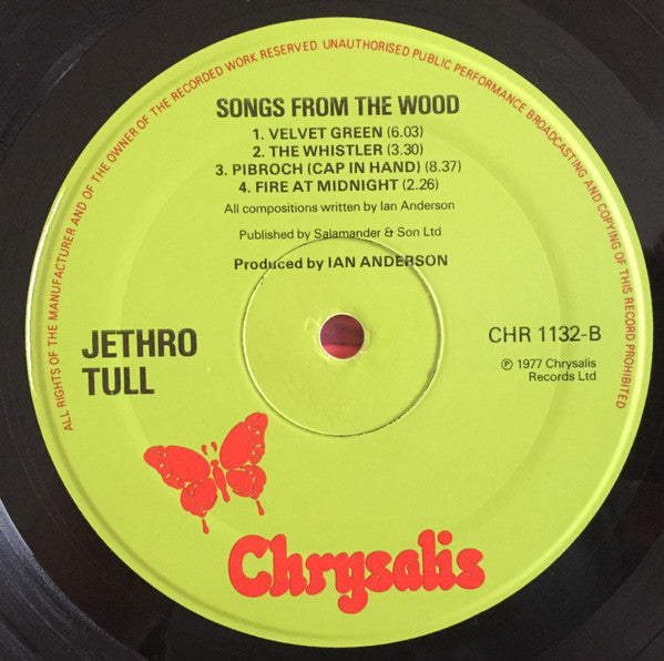 Jethro Tull : Songs From The Wood (LP, Album)