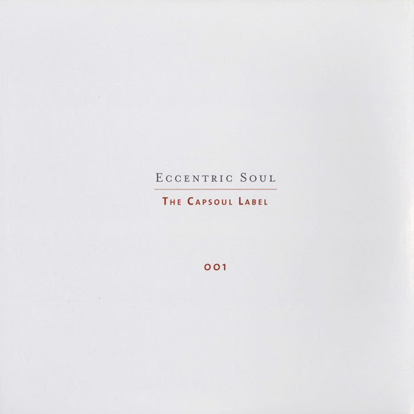 Various : Eccentric Soul: The Capsoul Label (2xLP, Comp, RE)