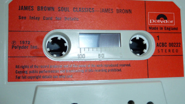 James Brown : James Brown Soul Classics (Cass, Comp)