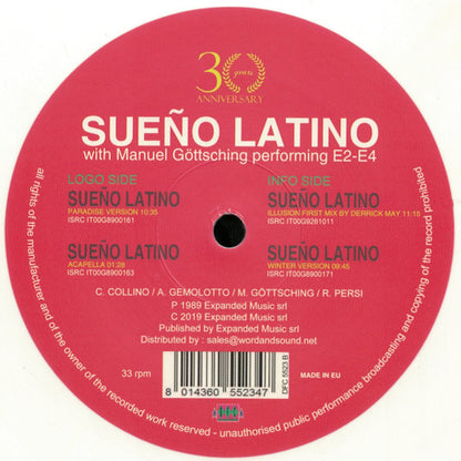 Sueño Latino With Manuel Göttsching : Sueño Latino (12", Whi)