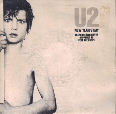 U2 : New Year's Day (7", Single, RE, Sun)