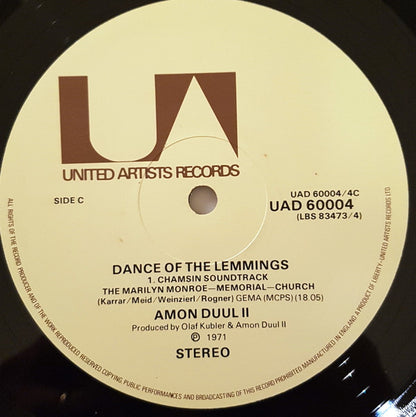 Amon Düül II : Dance Of The Lemmings (2xLP, Album, RE, Gat)