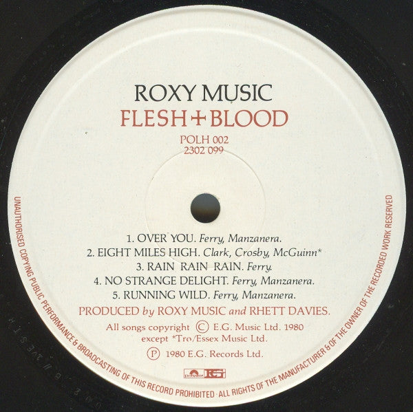 Roxy Music : Flesh + Blood (LP, Album)