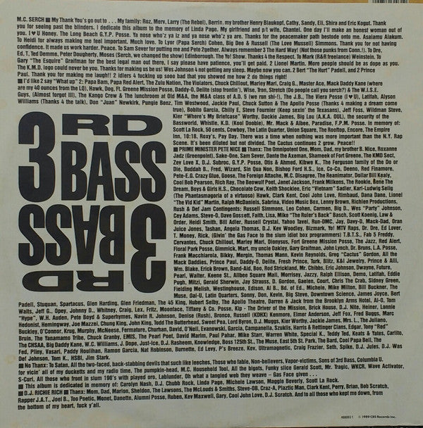 3rd Bass : The Cactus Al/Bum  (LP, Album)