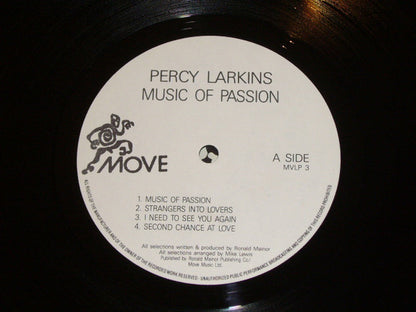 Percy Larkins : Music Of Passion (LP, Album)