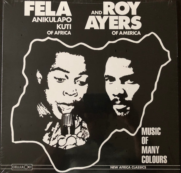 Fela Kuti And Roy Ayers : Music Of Many Colours (LP, Album, RE)