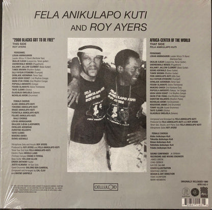 Fela Kuti And Roy Ayers : Music Of Many Colours (LP, Album, RE)