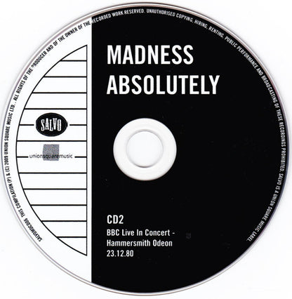 Madness : Absolutely (CD, Album, Enh, RE, RM + CD)