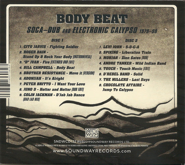 Various : Body Beat (Soca-Dub And Electronic Calypso 1979-98) (2xCD, Comp)