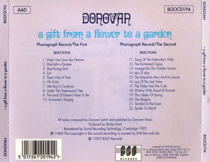 Donovan : A Gift From A Flower To A Garden (CD, Album, RE, RM)