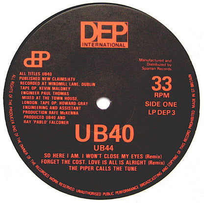 UB40 : UB44 (LP, Album, Ltd, Hol)