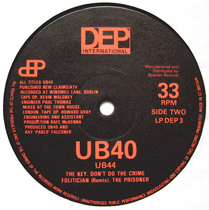 UB40 : UB44 (LP, Album, Ltd, Hol)