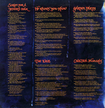 Marillion : Script For A Jester's Tear (LP, Album, Gat)