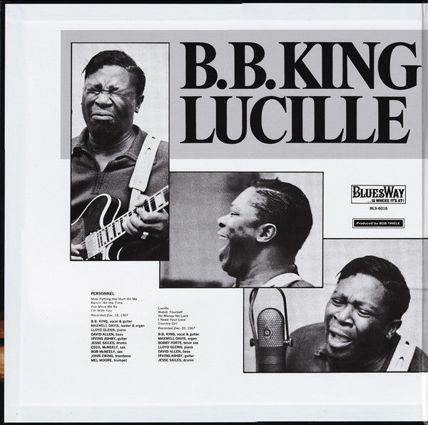 B.B. King : Lucille (LP, Album, Club, RE, RM, 180)
