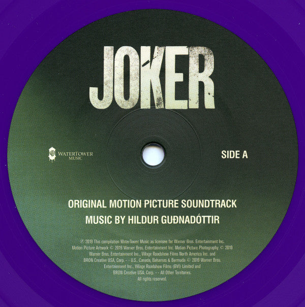 Hildur Guðnadóttir : Joker (Original Motion Picture Soundtrack) (LP, Album, Pur)