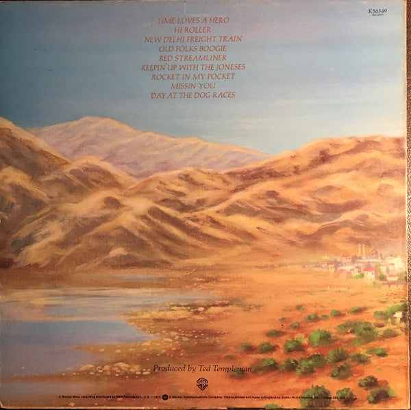 Little Feat : Time Loves A Hero (LP, Album, A1/)