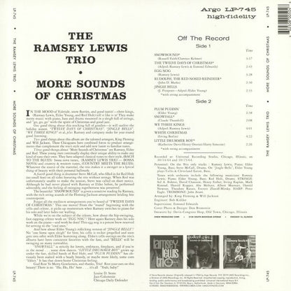 The Ramsey Lewis Trio : More Sounds Of Christmas (LP, Album, RE)