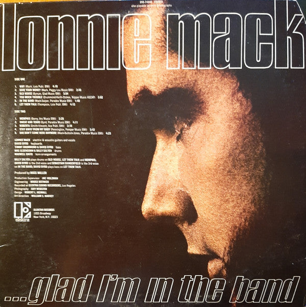 Lonnie Mack : Glad I'm In The Band (LP, Album, RE)